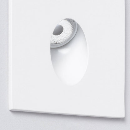Baliza LED Empotrable Pared Cuadrado Aluminio Adam