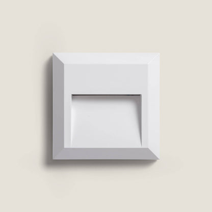 Baliza Exterior LED Superficie Pared Cuadrado Edulis