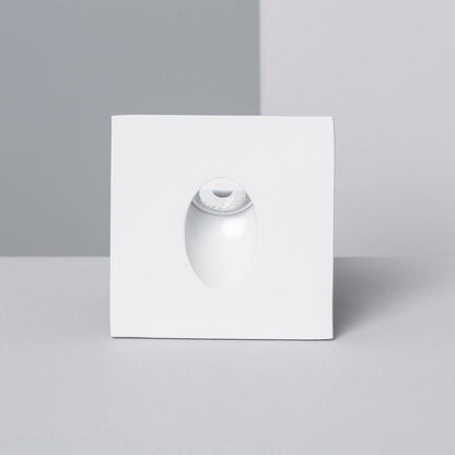 Baliza LED Empotrable Pared Cuadrado Aluminio Adam