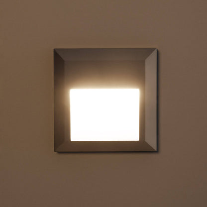 Baliza Exterior LED Superficie Pared Cuadrado Edulis