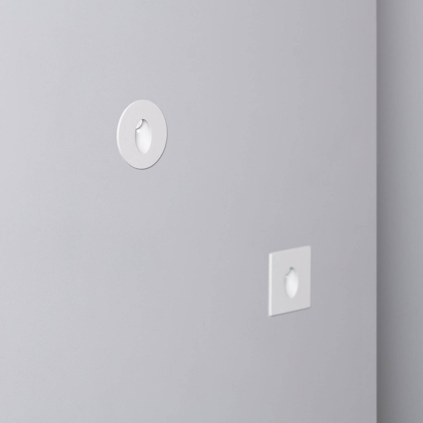 Baliza LED Empotrable Pared Cuadrado Aluminio Adam