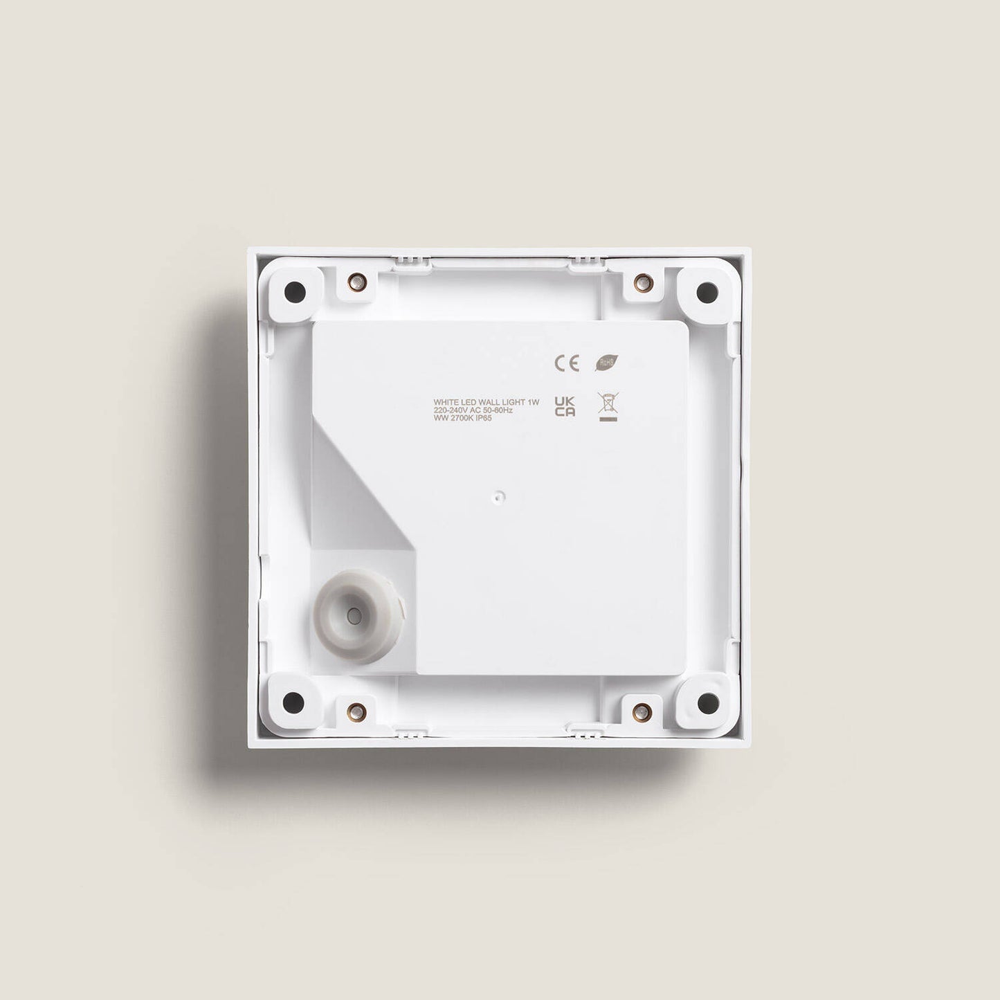 Baliza Exterior LED Superficie Pared Cuadrado Edulis