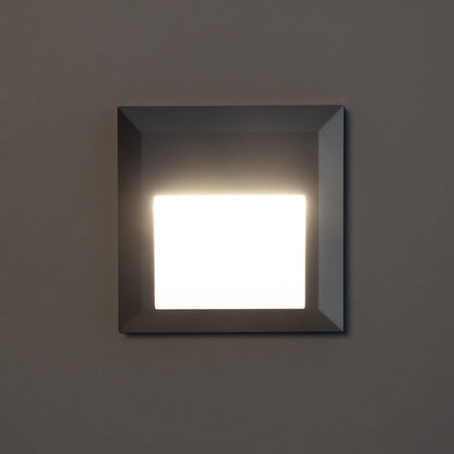 Baliza Exterior LED Superficie Pared Cuadrado Edulis