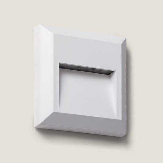 Baliza Exterior LED Superficie Pared Cuadrado Edulis