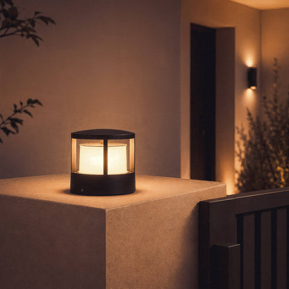Baliza Sobremuro Exterior LED 5W Aluminio 11cm Obis