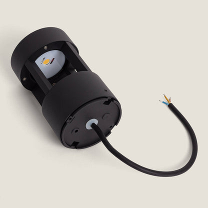 Baliza Sobremuro Exterior LED 7W Aluminio 14cm Mokka