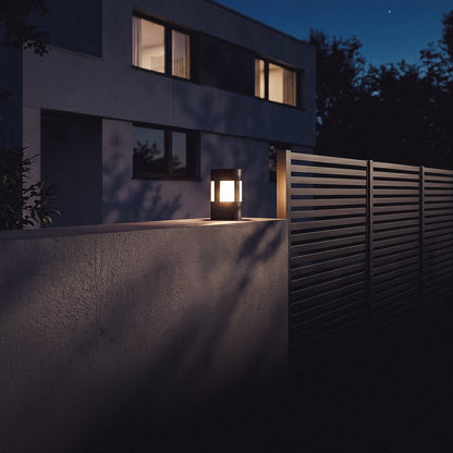 Baliza Sobremuro Exterior LED 7W Aluminio 14cm Mokka