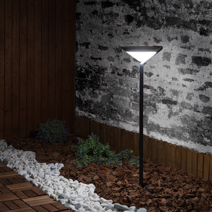 Baliza Solar Exterior LED Superficie Pie 80cm con Detector de Movimiento Yuma Big
