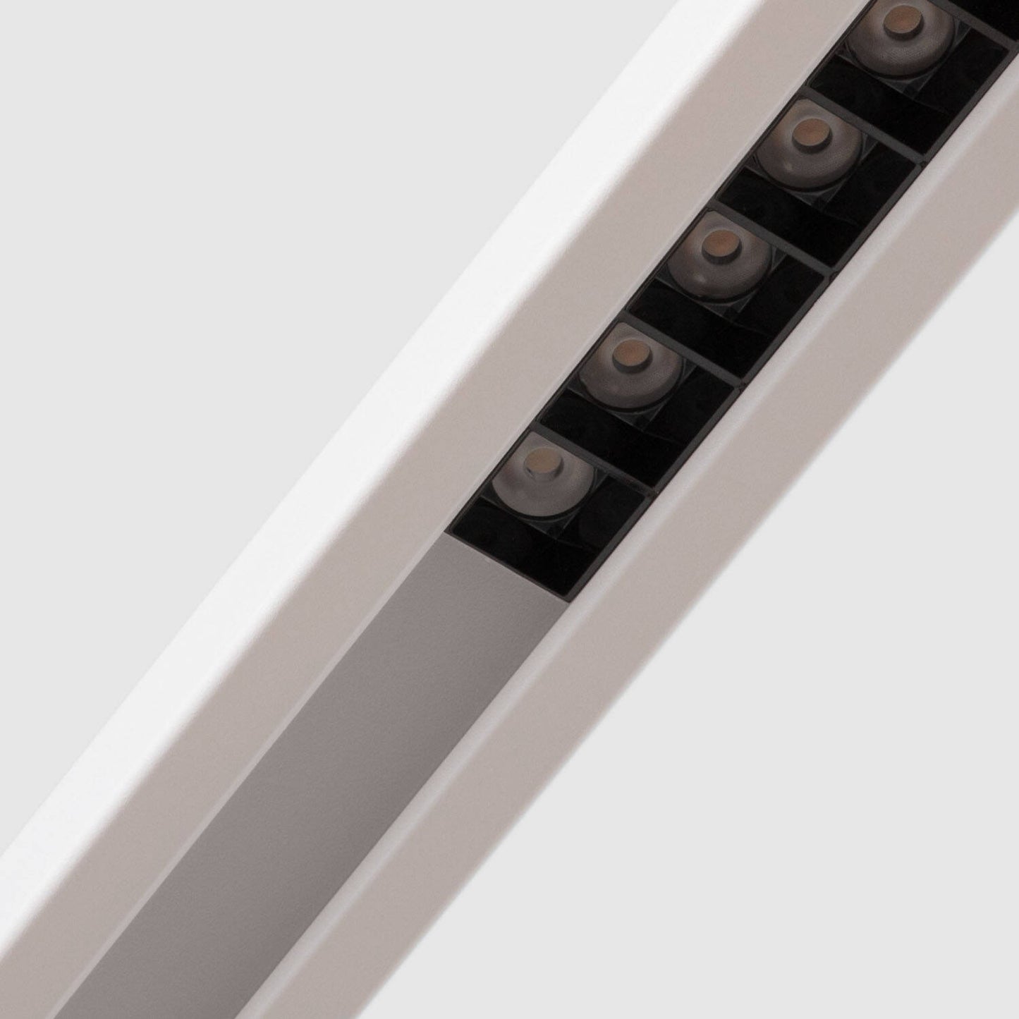 Lámpara Colgante Lineal LED 42W Aluminio Blanco Seleccionable Iluminación Doble Cara Funky Chaka