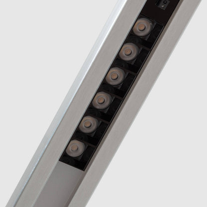 Lámpara Colgante Lineal LED 42W Aluminio Blanco Seleccionable Iluminación Doble Cara Funky Chaka