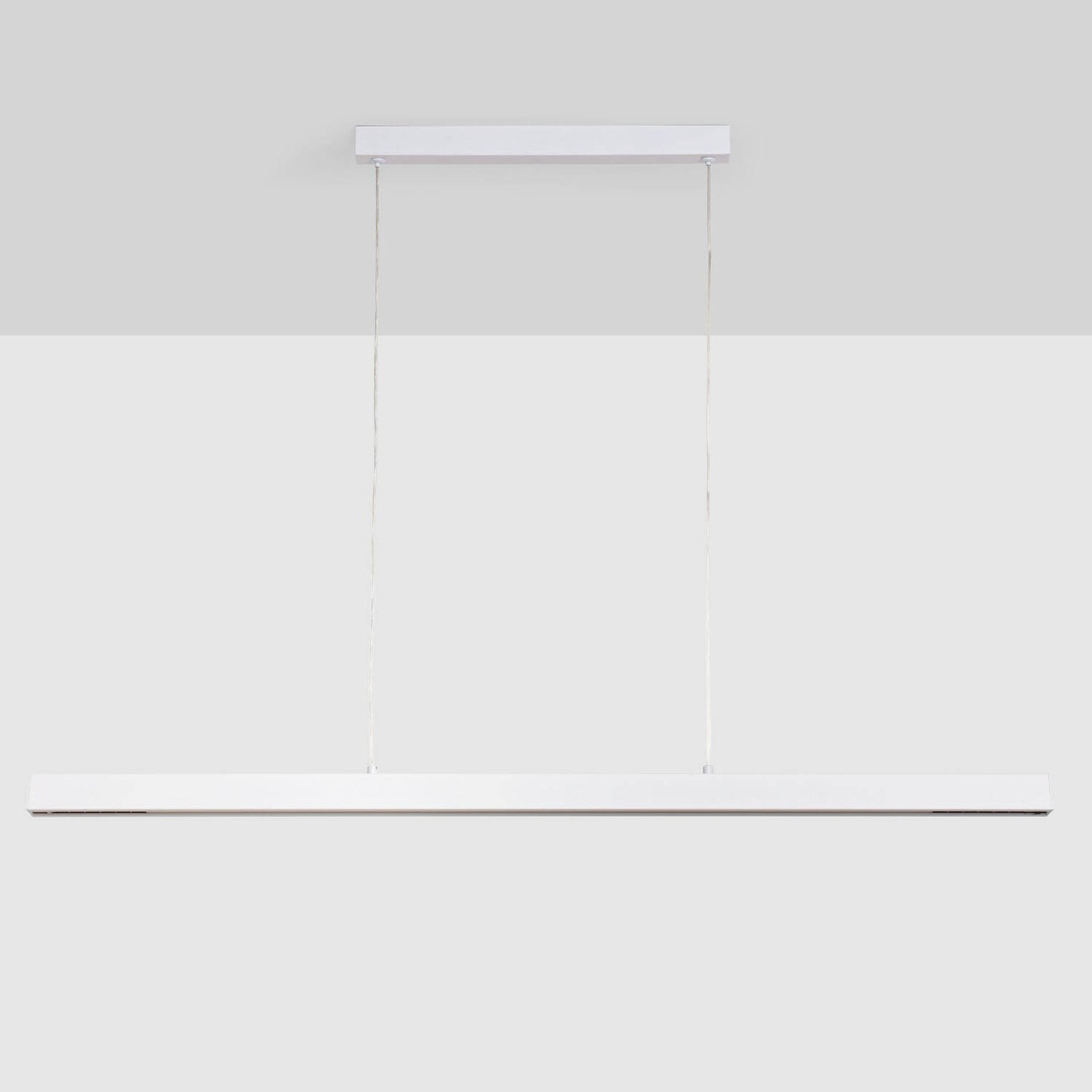 Lámpara Colgante Lineal LED 42W Aluminio Blanco Seleccionable Iluminación Doble Cara Funky Chaka