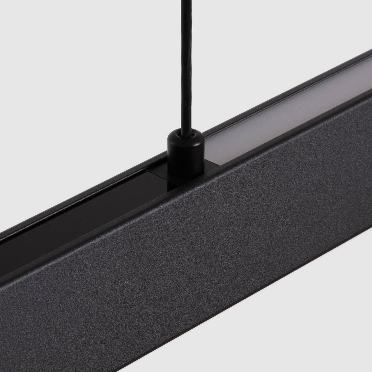 Lámpara Colgante Lineal LED 42W Aluminio Blanco Seleccionable Iluminación Doble Cara Funky Chaka