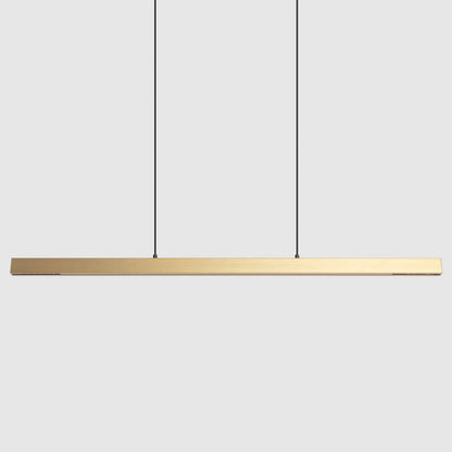 Lámpara Colgante Lineal LED 42W Aluminio Blanco Seleccionable Iluminación Doble Cara Funky Chaka