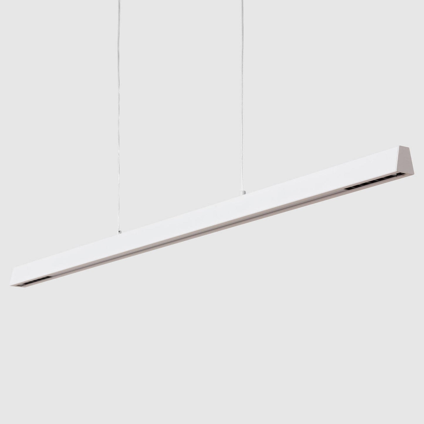 Lámpara Colgante Lineal LED 42W Aluminio Blanco Seleccionable Iluminación Doble Cara Funky Chaka