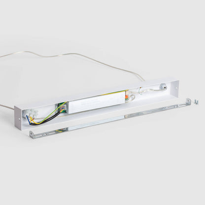 Lámpara Colgante Lineal LED 42W Aluminio Blanco Seleccionable Iluminación Doble Cara Funky Chaka