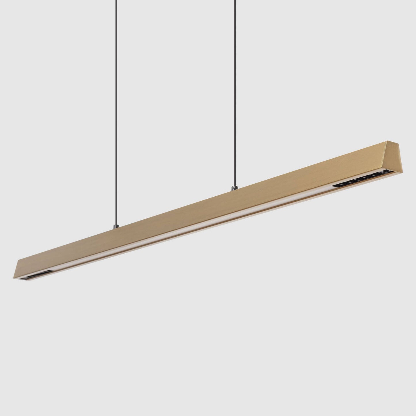 Lámpara Colgante Lineal LED 42W Aluminio Blanco Seleccionable Iluminación Doble Cara Funky Chaka
