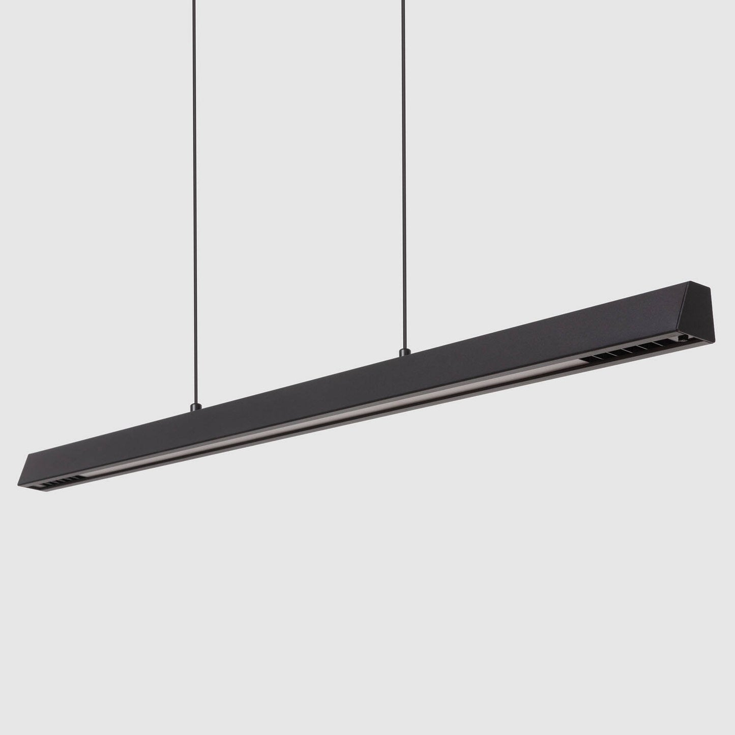 Lámpara Colgante Lineal LED 42W Aluminio Blanco Seleccionable Iluminación Doble Cara Funky Chaka