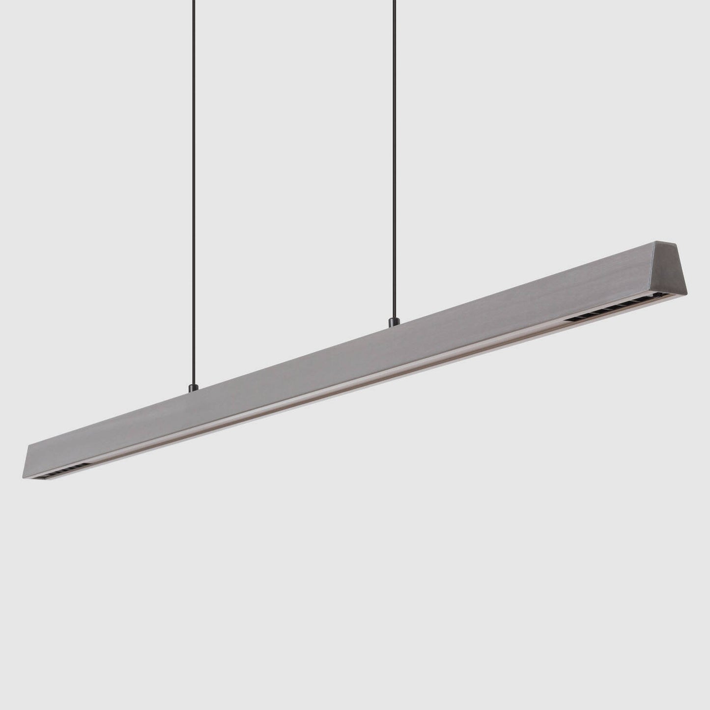 Lámpara Colgante Lineal LED 42W Aluminio Blanco Seleccionable Iluminación Doble Cara Funky Chaka