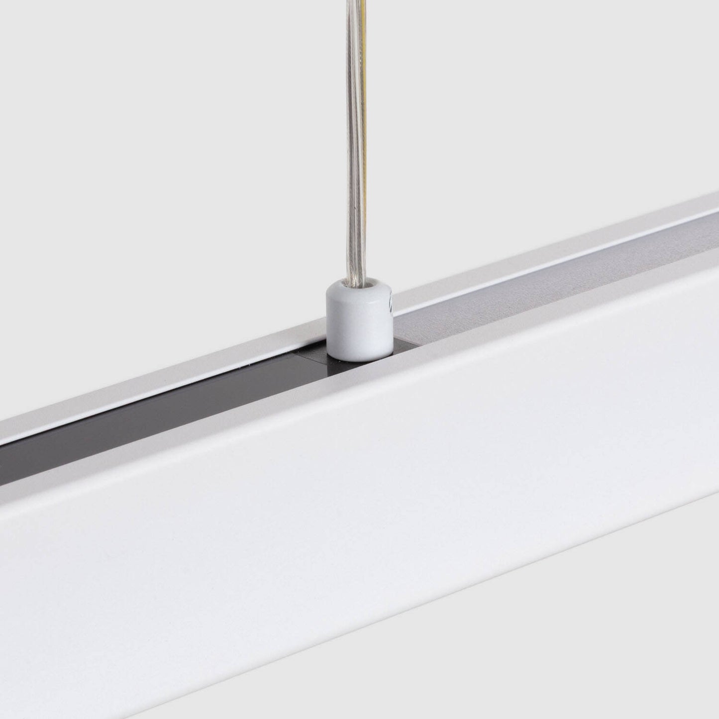 Lámpara Colgante Lineal LED 42W Aluminio Blanco Seleccionable Iluminación Doble Cara Funky Chic