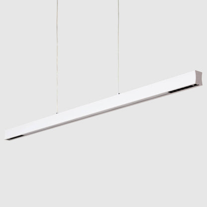 Lámpara Colgante Lineal LED 42W Aluminio Blanco Seleccionable Iluminación Doble Cara Funky Chic