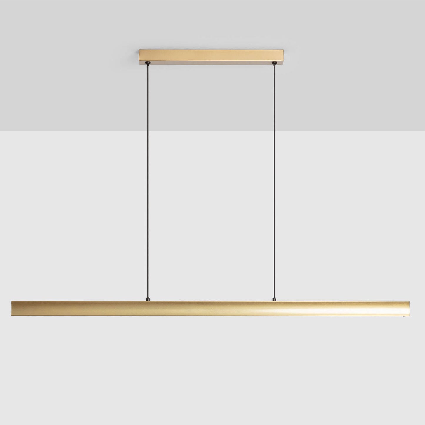 Lámpara Colgante Lineal LED 42W Aluminio Blanco Seleccionable Iluminación Doble Cara Funky Chic