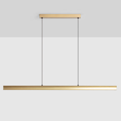 Lámpara Colgante Lineal LED 42W Aluminio Blanco Seleccionable Iluminación Doble Cara Funky Chic