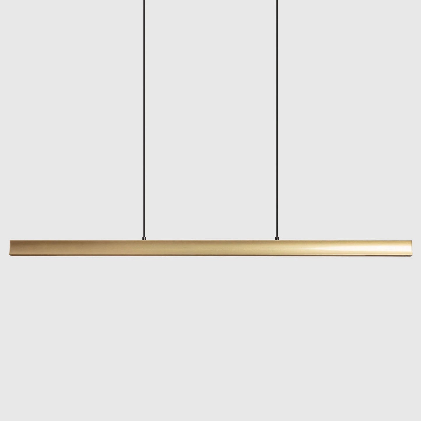 Lámpara Colgante Lineal LED 42W Aluminio Blanco Seleccionable Iluminación Doble Cara Funky Chic