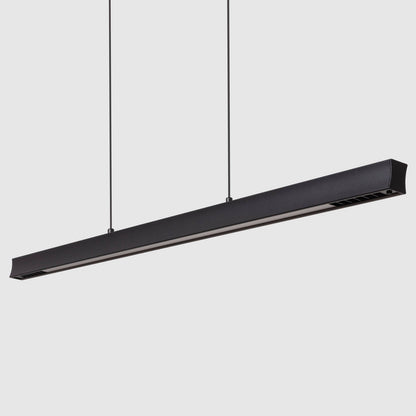 Lámpara Colgante Lineal LED 42W Aluminio Blanco Seleccionable Iluminación Doble Cara Funky Chic