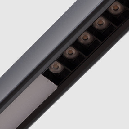 Lámpara Colgante Lineal LED 42W Aluminio Blanco Seleccionable Iluminación Doble Cara Funky Chic