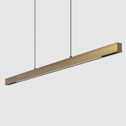 Lámpara Colgante Lineal LED 42W Aluminio Blanco Seleccionable Iluminación Doble Cara Funky Chic