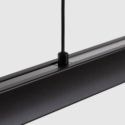 Lámpara Colgante Lineal LED 42W Aluminio Blanco Seleccionable Iluminación Doble Cara Funky Chic