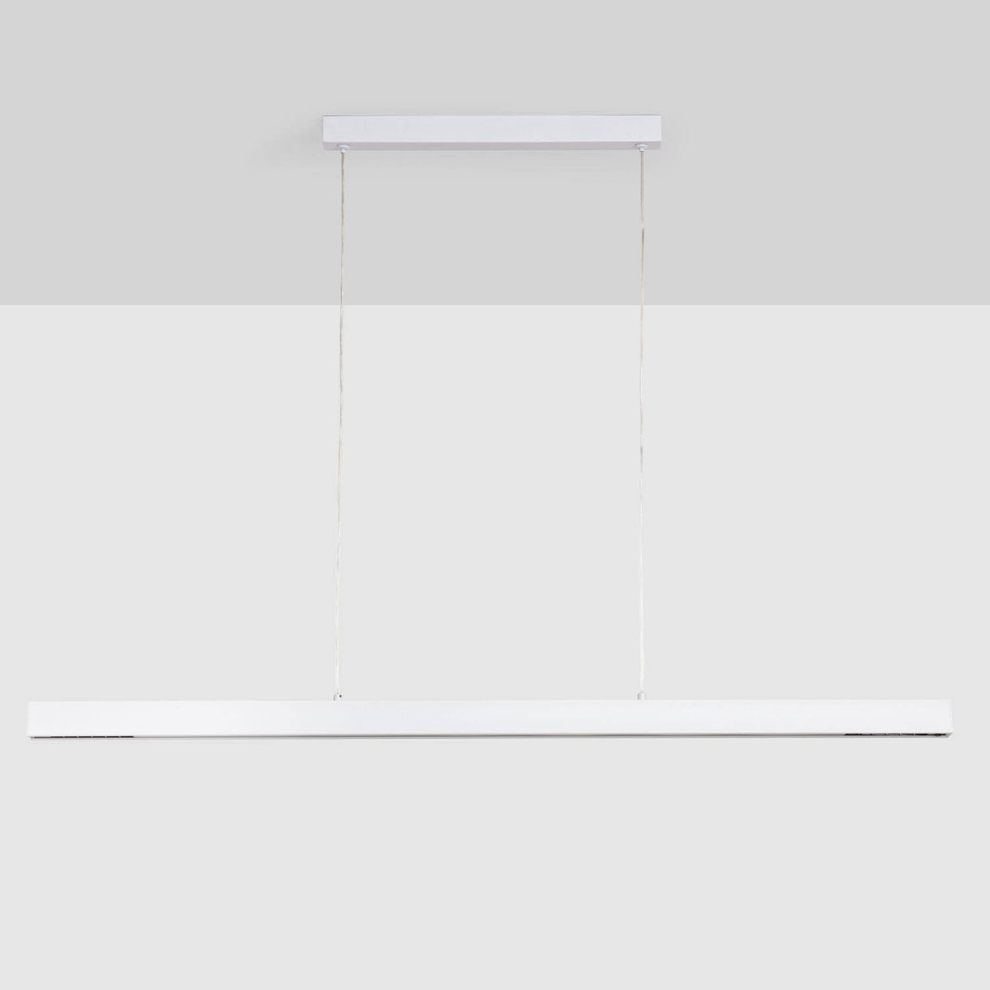 Lámpara Colgante Lineal LED 42W Aluminio Blanco Seleccionable Iluminación Doble Cara Funky Chic
