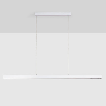 Lámpara Colgante Lineal LED 42W Aluminio Blanco Seleccionable Iluminación Doble Cara Funky Chic