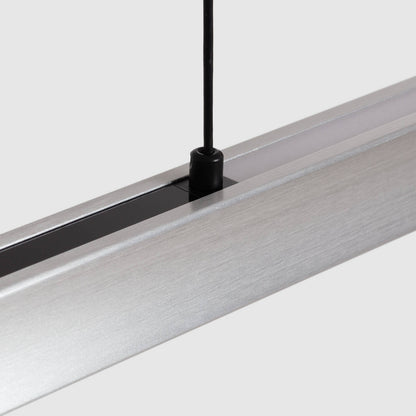 Lámpara Colgante Lineal LED 42W Aluminio Blanco Seleccionable Iluminación Doble Cara Funky Chic
