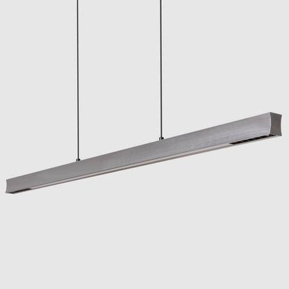 Lámpara Colgante Lineal LED 42W Aluminio Blanco Seleccionable Iluminación Doble Cara Funky Chic