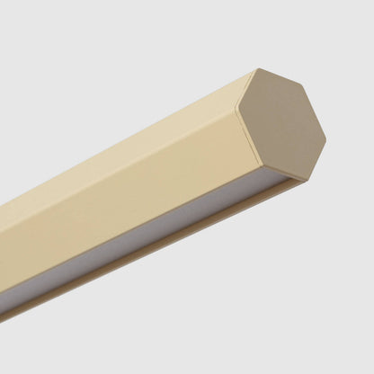 Lámpara Colgante Lineal LED 42W Aluminio Blanco Seleccionable Iluminación Doble Cara Funky Kool