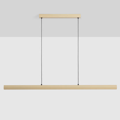 Lámpara Colgante Lineal LED 42W Aluminio Blanco Seleccionable Iluminación Doble Cara Funky Kool