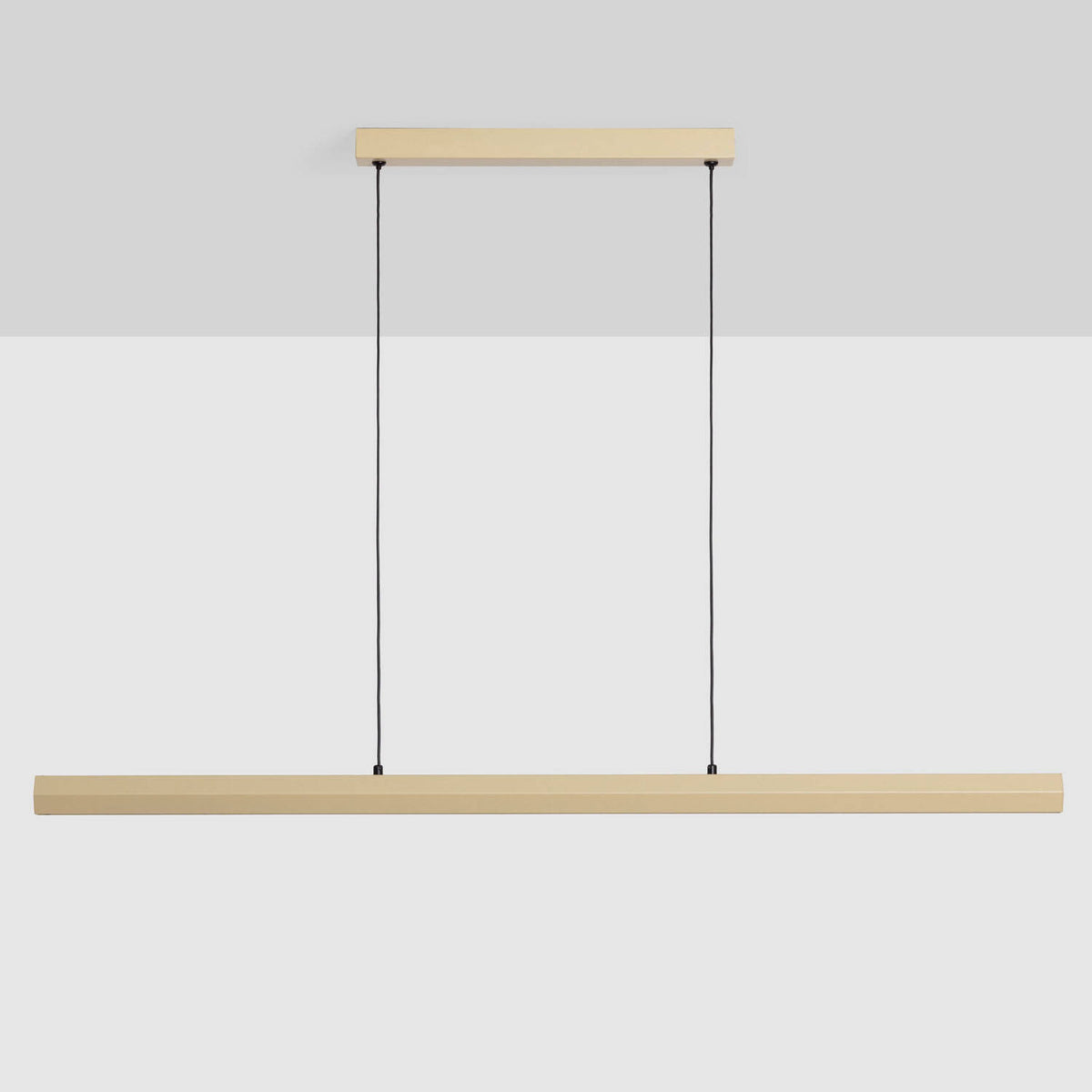 Lámpara Colgante Lineal LED 42W Aluminio Blanco Seleccionable Iluminación Doble Cara Funky Kool