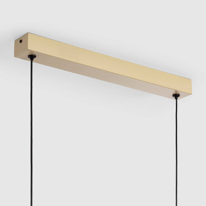 Lámpara Colgante Lineal LED 42W Aluminio Blanco Seleccionable Iluminación Doble Cara Funky Kool
