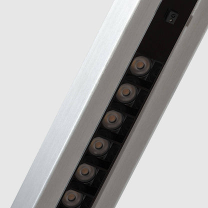 Lámpara Colgante Lineal LED 42W Aluminio Blanco Seleccionable Iluminación Doble Cara Funky Sly