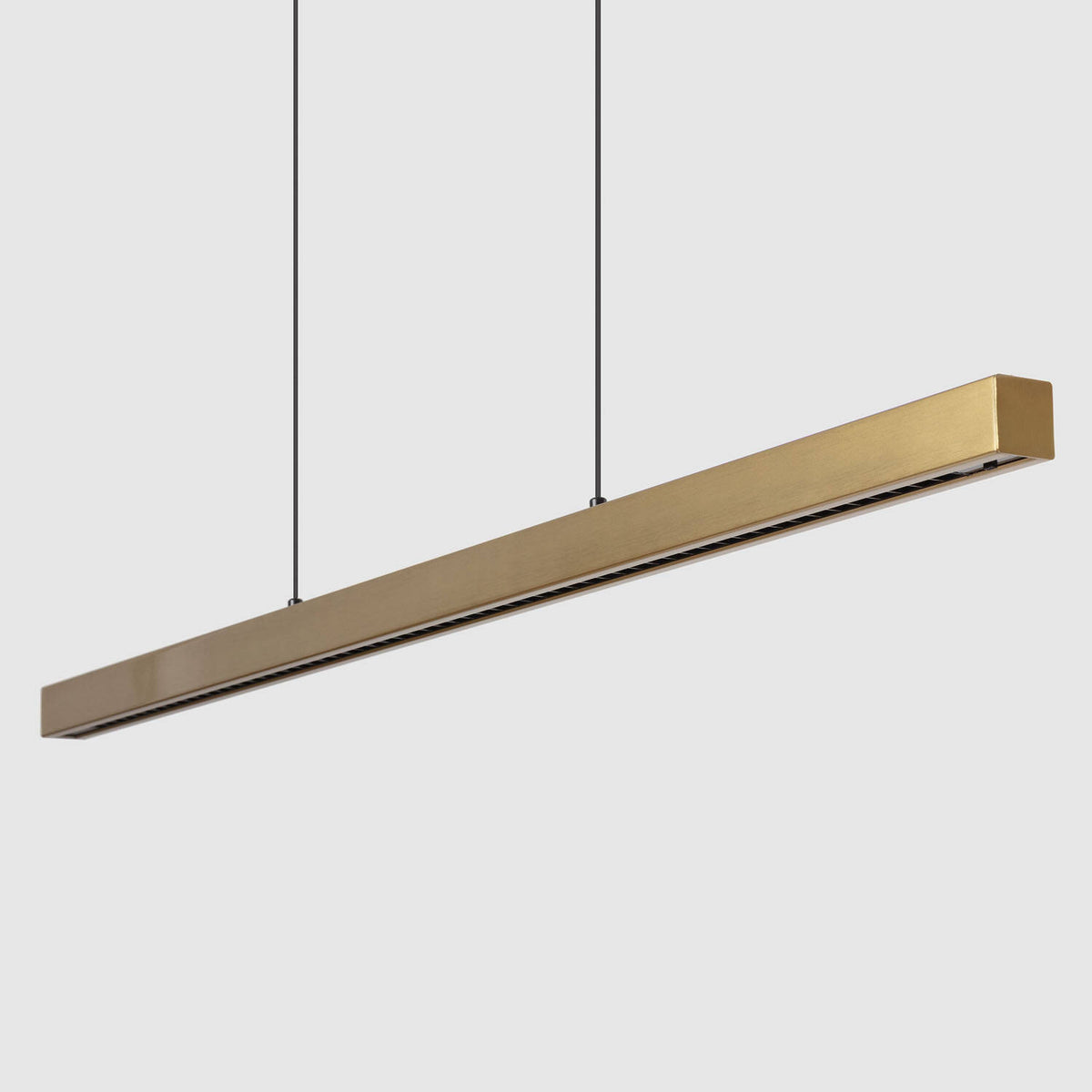 Lámpara Colgante Lineal LED 42W Aluminio Blanco Seleccionable Iluminación Doble Cara Funky Sly