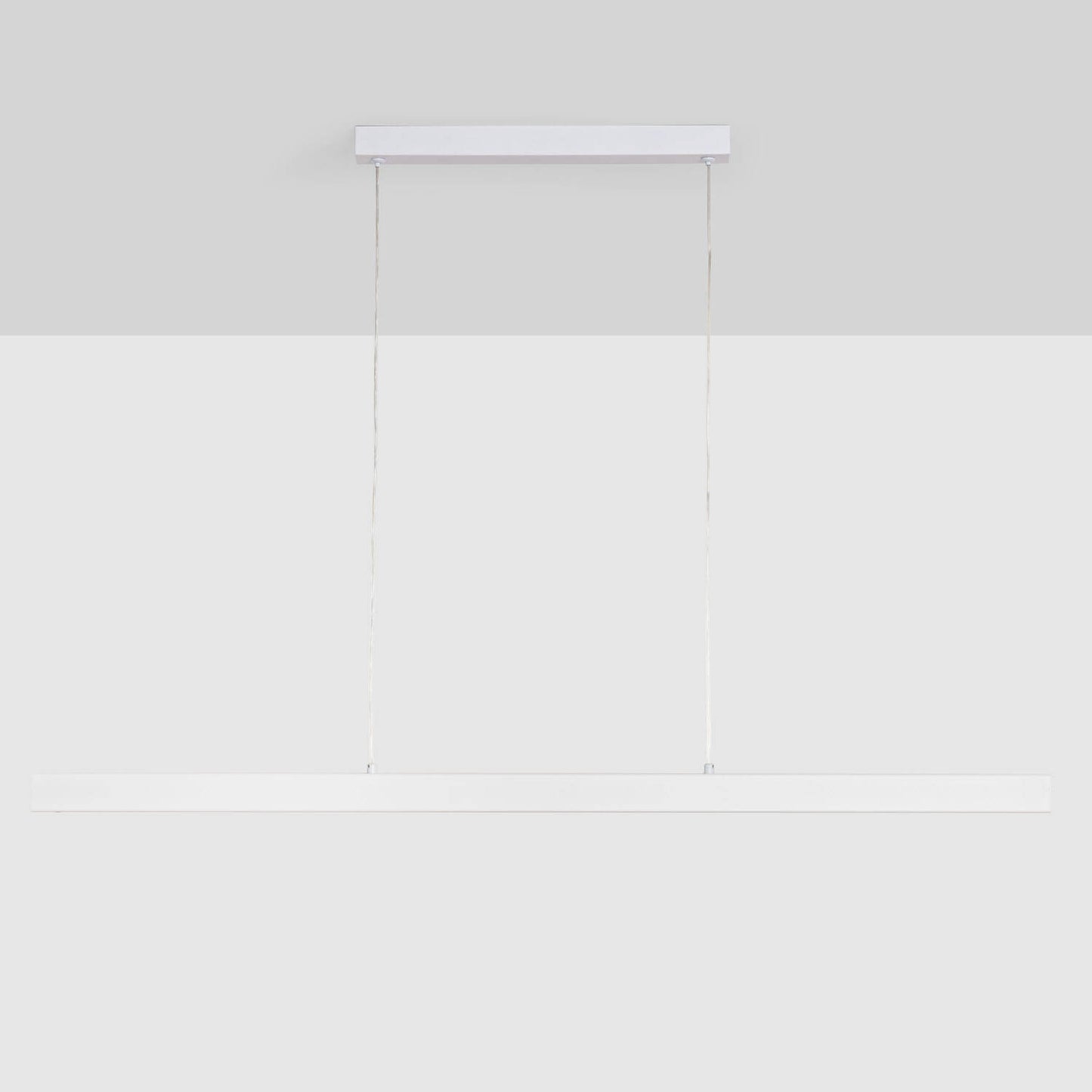 Lámpara Colgante Lineal LED 42W Aluminio Blanco Seleccionable Iluminación Doble Cara Funky Sly
