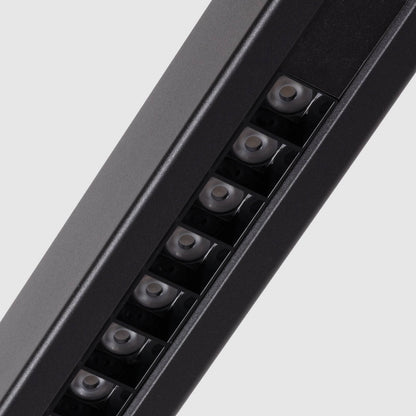 Lámpara Colgante Lineal LED 42W Aluminio Blanco Seleccionable Iluminación Doble Cara Funky Sly