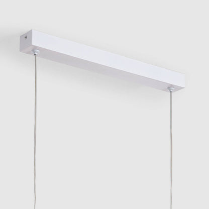 Lámpara Colgante Lineal LED 42W Aluminio Blanco Seleccionable Iluminación Doble Cara Funky Sly