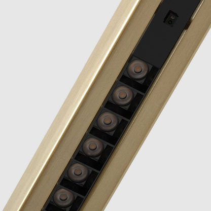 Lámpara Colgante Lineal LED 42W Aluminio Blanco Seleccionable Iluminación Doble Cara Funky Sly