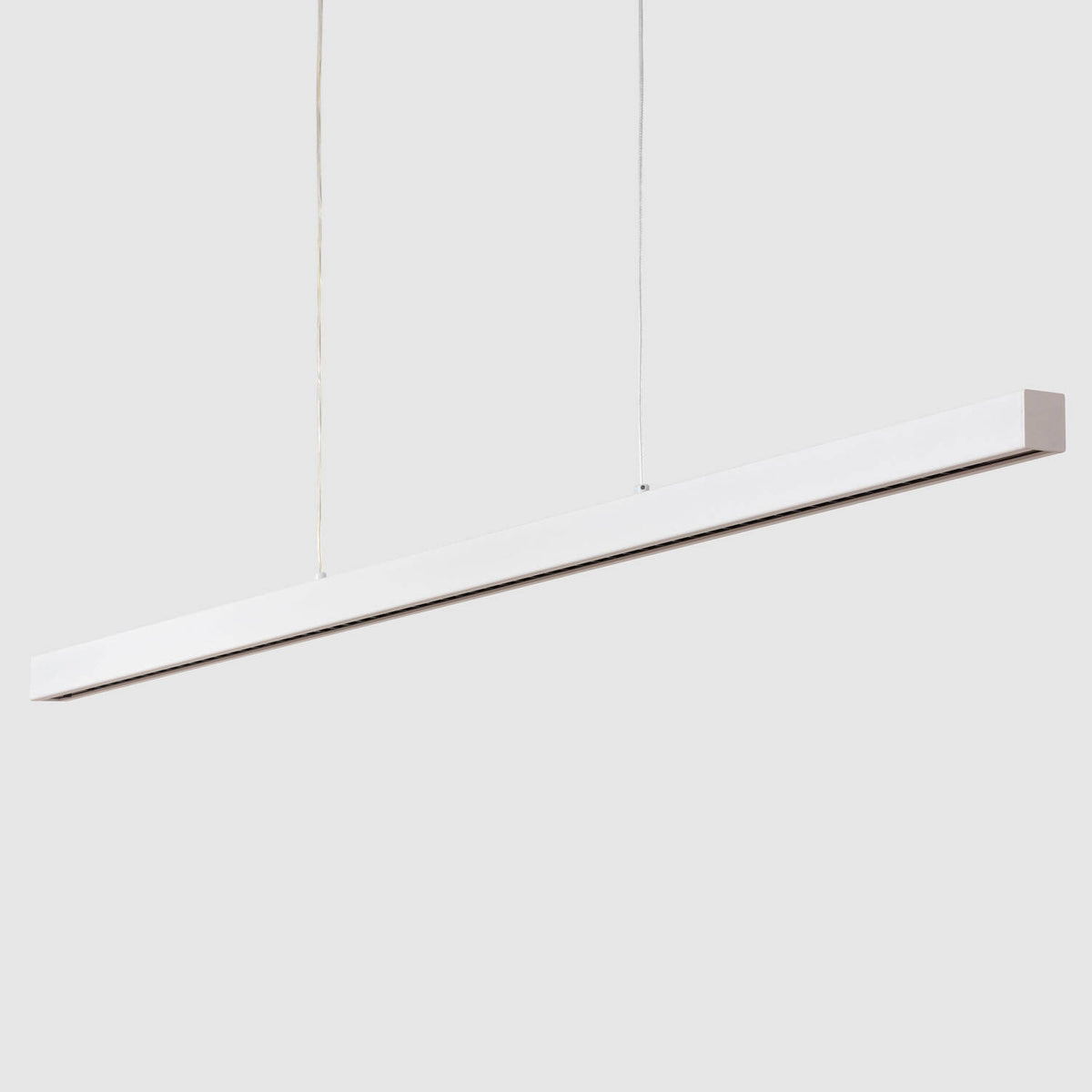 Lámpara Colgante Lineal LED 42W Aluminio Blanco Seleccionable Iluminación Doble Cara Funky Sly