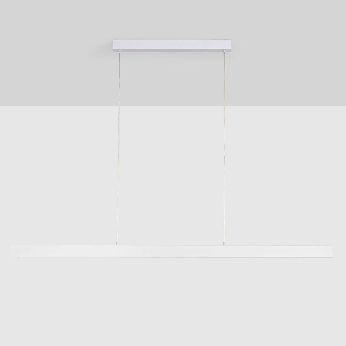 Lámpara Colgante Lineal LED 42W Aluminio Blanco Seleccionable Iluminación Doble Cara Funky Sly