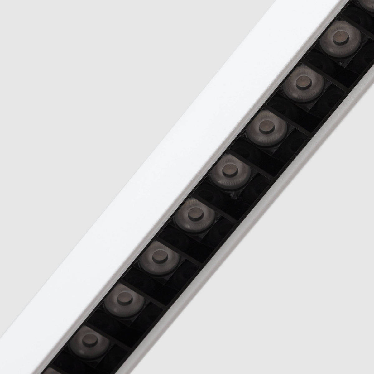Lámpara Colgante Lineal LED 42W Aluminio Blanco Seleccionable Iluminación Doble Cara Funky Zapp