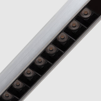 Lámpara Colgante Lineal LED 42W Aluminio Blanco Seleccionable Iluminación Doble Cara Funky Zapp