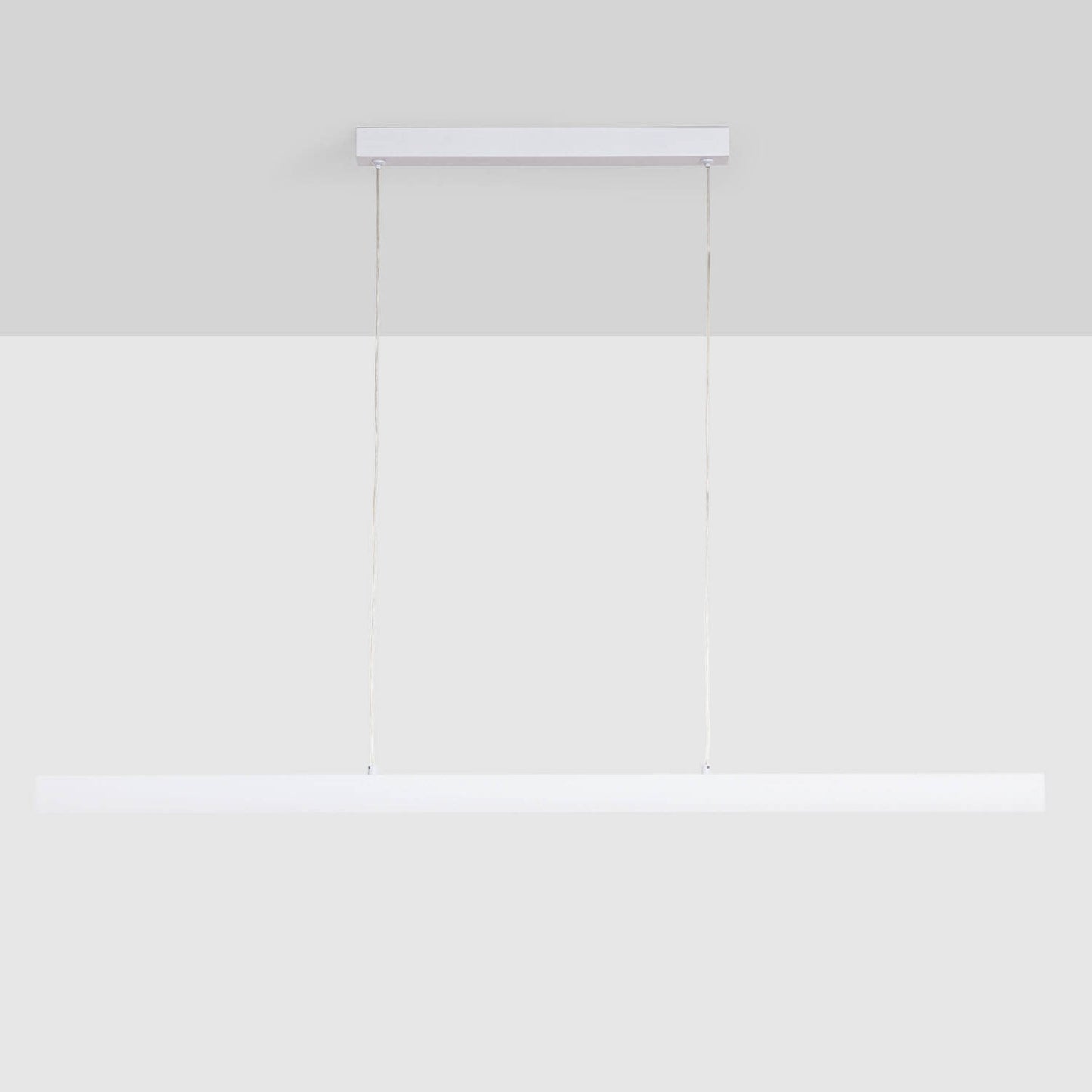 Lámpara Colgante Lineal LED 42W Aluminio Blanco Seleccionable Iluminación Doble Cara Funky Zapp